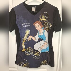 Tooniforms Belle Choose Kindness Women's Stretch Scrub top